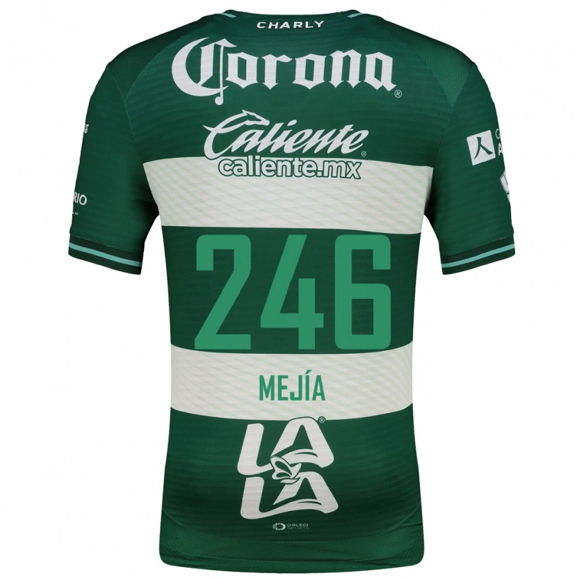 Danxen Dětské Diego Mejía #246 Zelená Bílá Domů Hráčské Dresy 2026/27 Dres