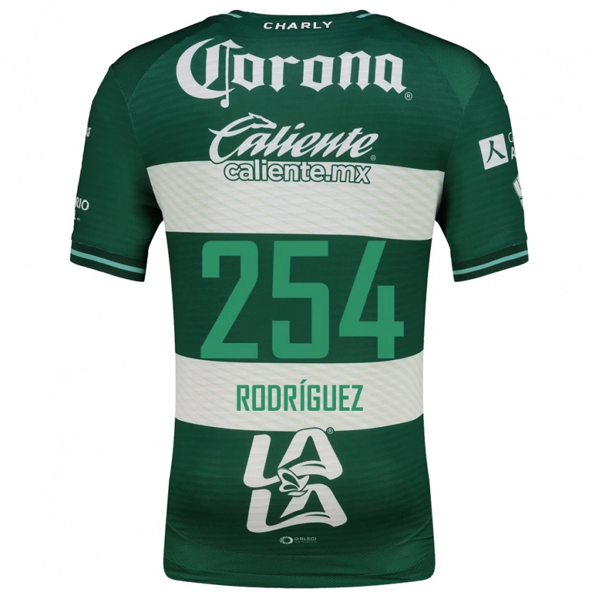 Danxen Dětské Héctor Rodríguez #254 Zelená Bílá Domů Hráčské Dresy 2026/27 Dres