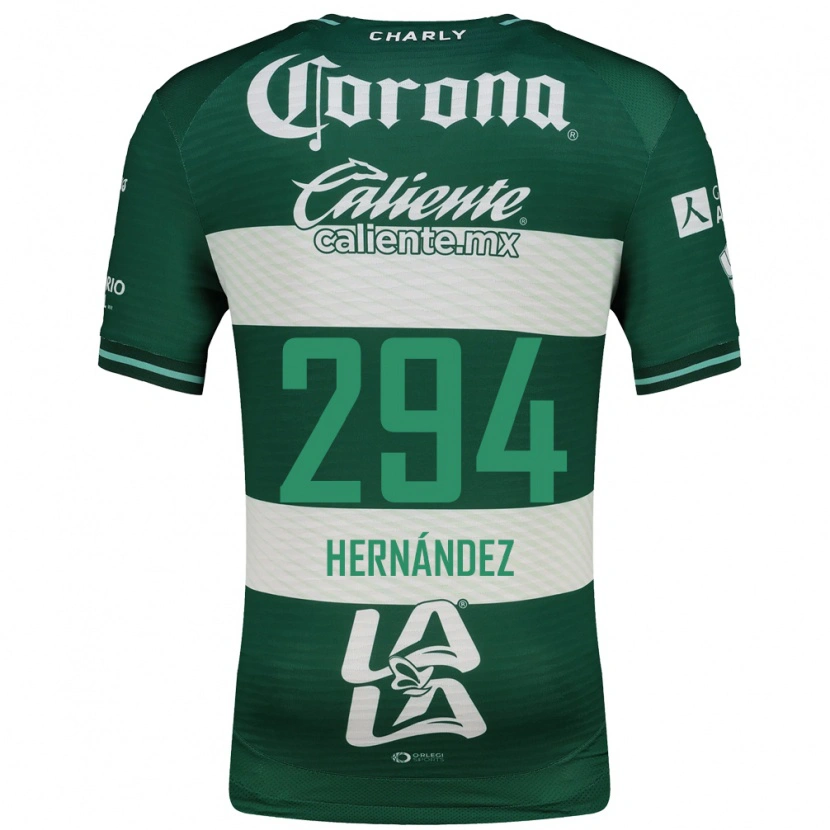 Danxen Dětské Matías Hernández #294 Zelená Bílá Domů Hráčské Dresy 2026/27 Dres