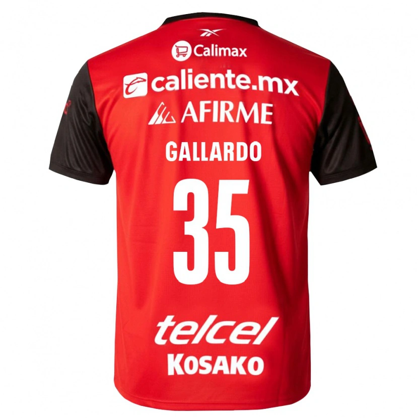 Danxen Dětské Gloriaisabel Gallardo #35 Černá Červená Domů Hráčské Dresy 2026/27 Dres
