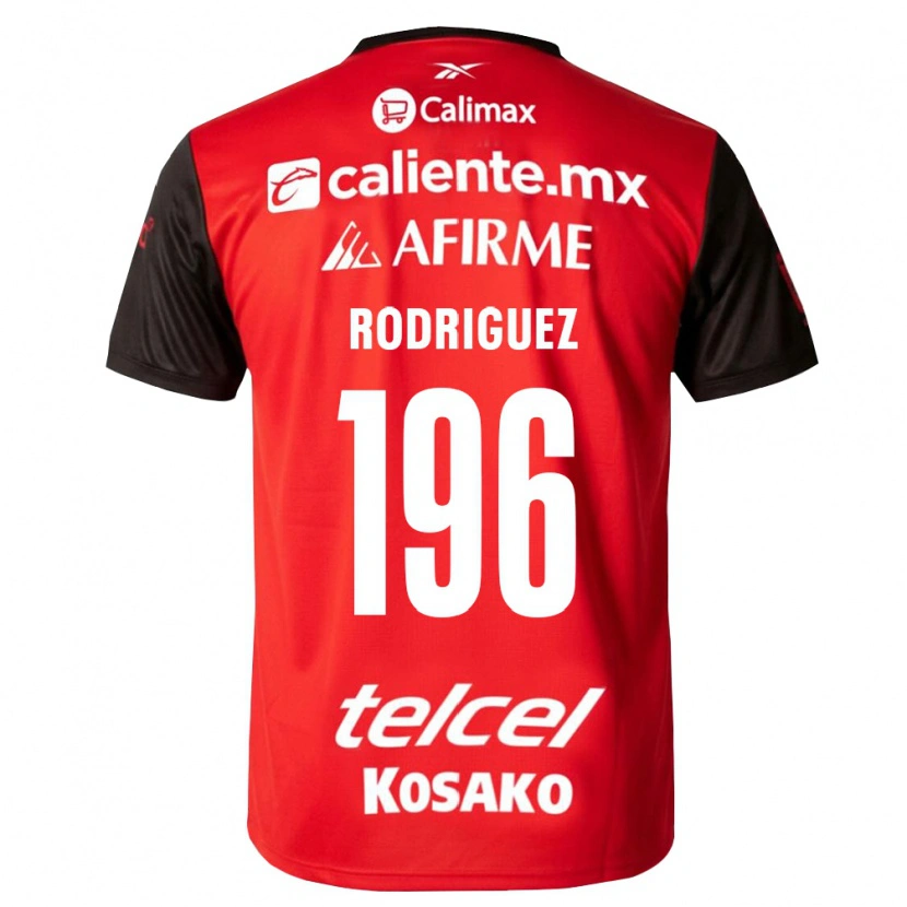 Danxen Dětské Prince Rodríguez #196 Černá Červená Domů Hráčské Dresy 2026/27 Dres