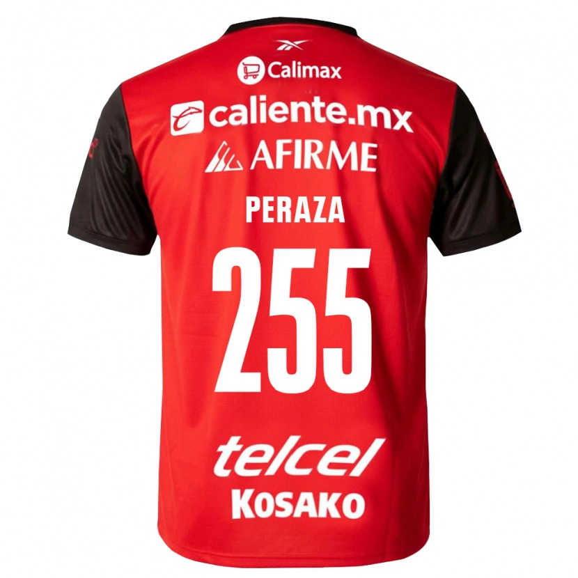 Danxen Dětské Daniel Peraza #255 Černá Červená Domů Hráčské Dresy 2026/27 Dres