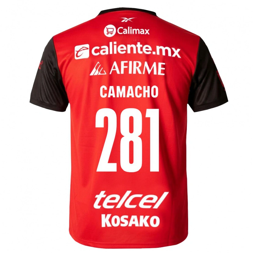 Danxen Dětské Javier Camacho #281 Černá Červená Domů Hráčské Dresy 2026/27 Dres