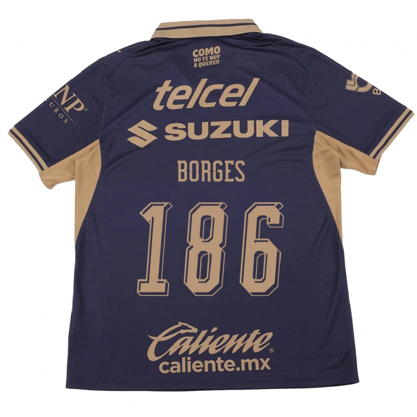 Danxen Dětské Kevin Borges #186 Fialová Hnědá Domů Hráčské Dresy 2026/27 Dres
