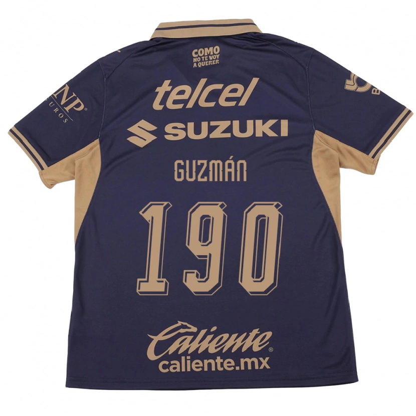 Danxen Dětské Héctor Guzmán #190 Fialová Hnědá Domů Hráčské Dresy 2026/27 Dres