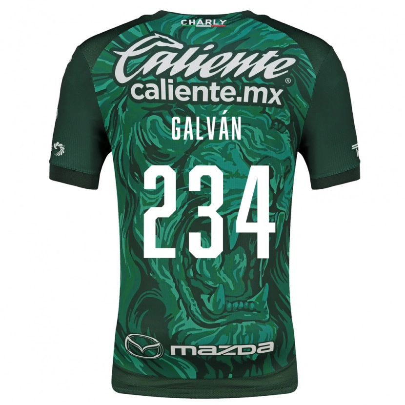 Danxen Dětské Diego Galván #234 Zelená Černá Domů Hráčské Dresy 2026/27 Dres
