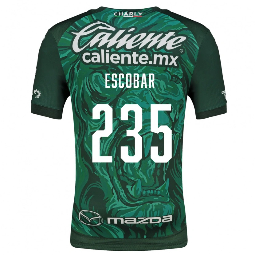 Danxen Dětské Erik Escobar #235 Zelená Černá Domů Hráčské Dresy 2026/27 Dres