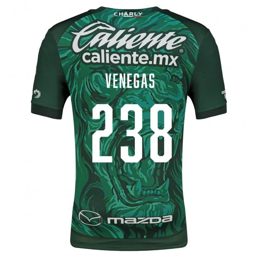 Danxen Dětské Luis Venegas #238 Zelená Černá Domů Hráčské Dresy 2026/27 Dres