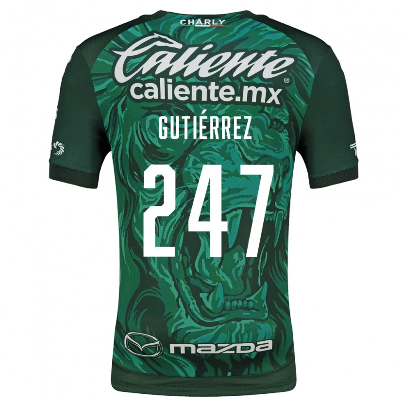 Danxen Dětské Brandón Gutiérrez #247 Zelená Černá Domů Hráčské Dresy 2026/27 Dres
