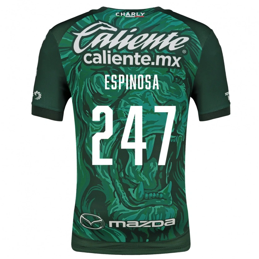 Danxen Dětské Issac Espinosa #247 Zelená Černá Domů Hráčské Dresy 2026/27 Dres
