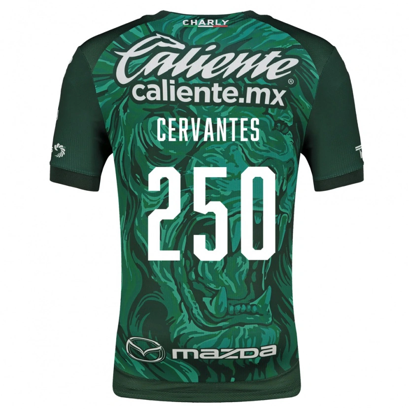 Danxen Dětské Christian Cervantes #250 Zelená Černá Domů Hráčské Dresy 2026/27 Dres