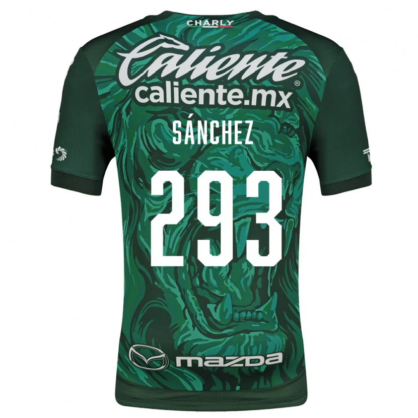 Danxen Dětské Christian Sánchez #293 Zelená Černá Domů Hráčské Dresy 2026/27 Dres