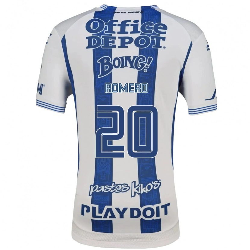Danxen Dětské Tamara Romero #20 Bílá Tmavě Modrá Domů Hráčské Dresy 2026/27 Dres