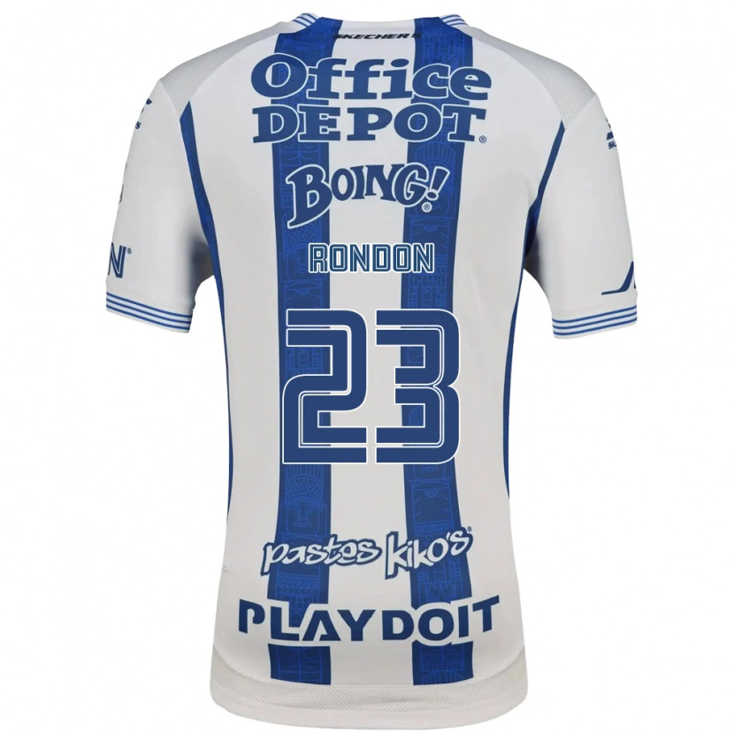 Danxen Dětské Salomón Rondón #23 Bílá Tmavě Modrá Domů Hráčské Dresy 2026/27 Dres