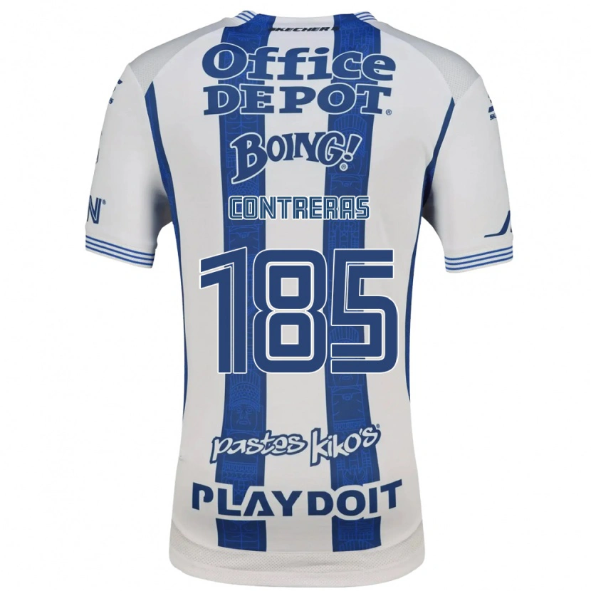 Danxen Dětské Ari Contreras #185 Bílá Tmavě Modrá Domů Hráčské Dresy 2026/27 Dres