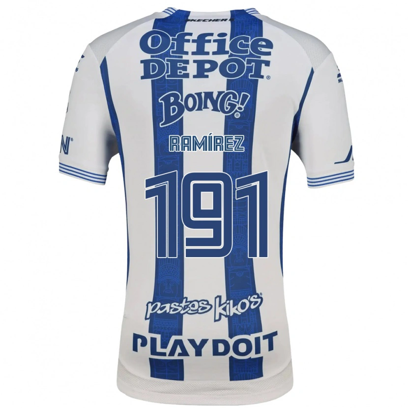 Danxen Dětské Juan Ramírez #191 Bílá Tmavě Modrá Domů Hráčské Dresy 2026/27 Dres