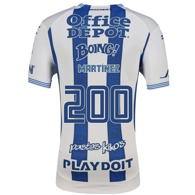 Danxen Dětské Yaro Martínez #200 Bílá Tmavě Modrá Domů Hráčské Dresy 2026/27 Dres