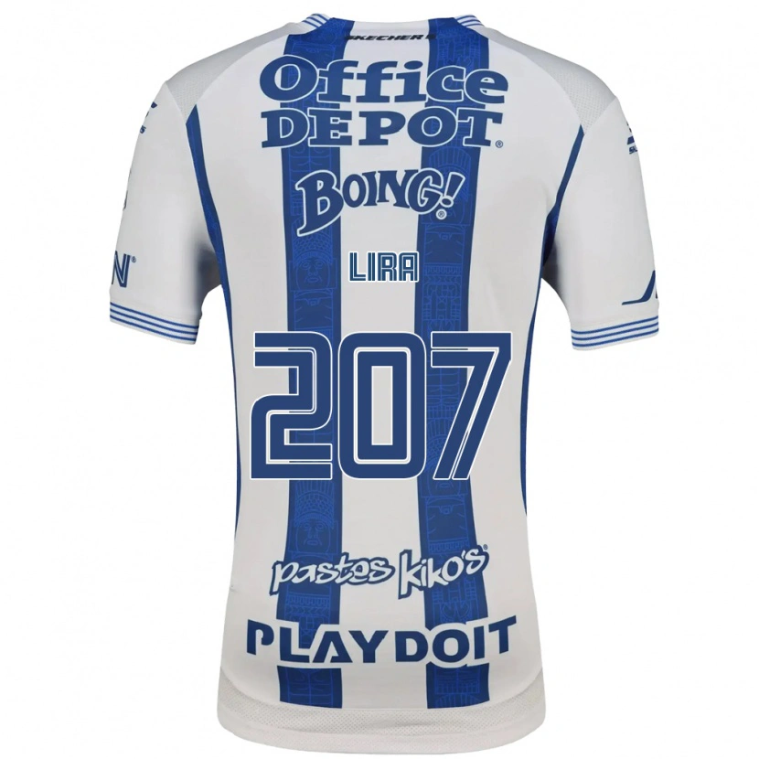 Danxen Dětské Almir Lira #207 Bílá Tmavě Modrá Domů Hráčské Dresy 2026/27 Dres