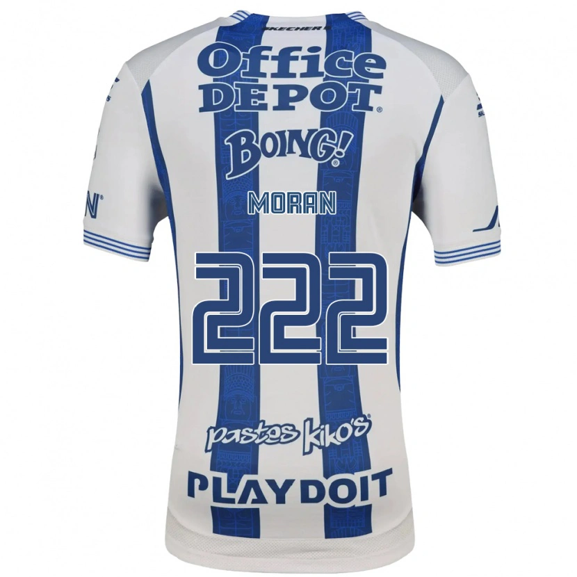 Danxen Dětské Eber Moran #222 Bílá Tmavě Modrá Domů Hráčské Dresy 2026/27 Dres