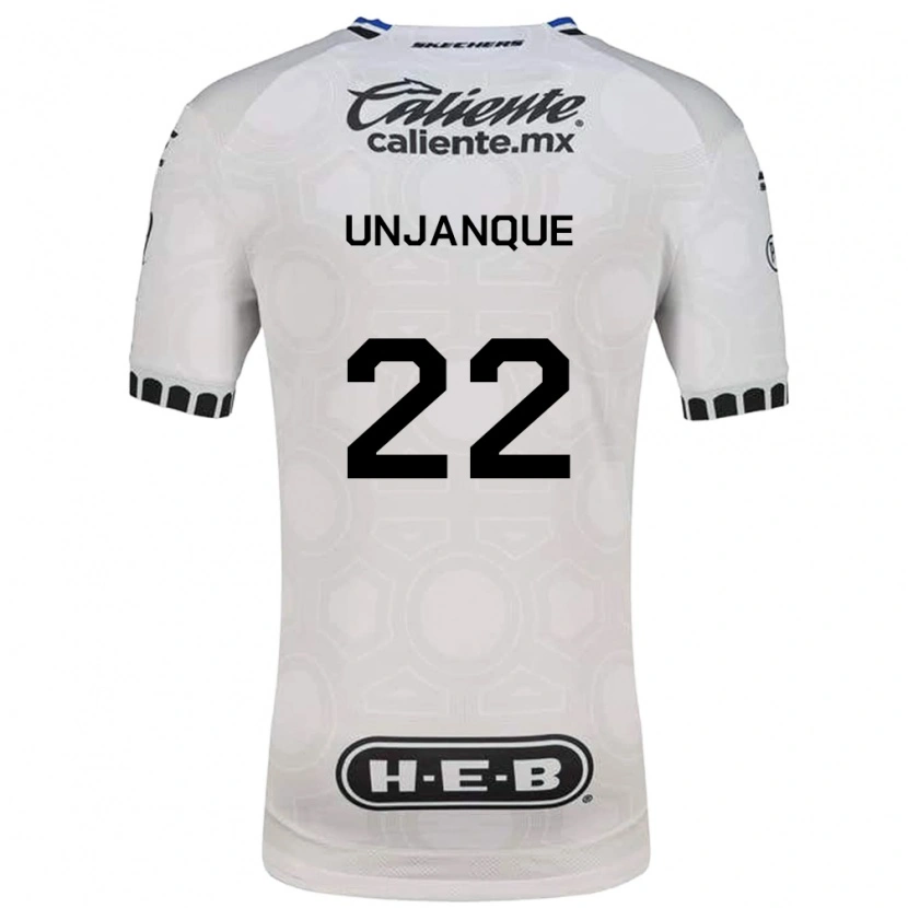 Danxen Dětské Jean Unjanque #22 Bílá Černá Modrá Domů Hráčské Dresy 2026/27 Dres