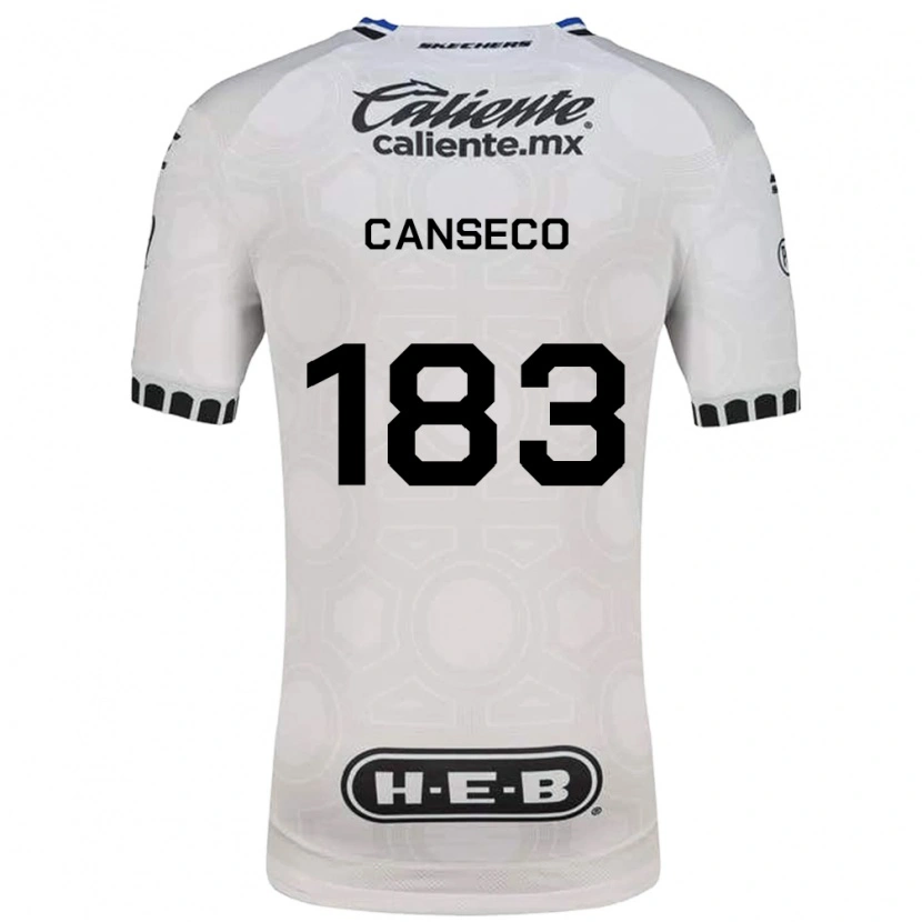 Danxen Dětské Rodrigo Canseco #183 Bílá Černá Modrá Domů Hráčské Dresy 2026/27 Dres