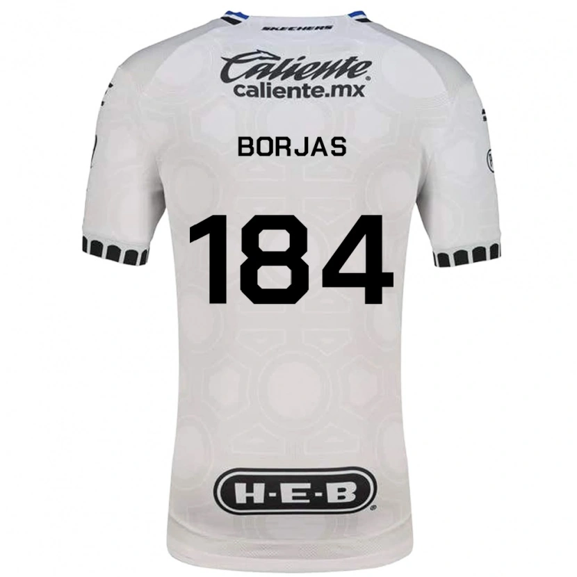 Danxen Dětské Daniel Borjas #184 Bílá Černá Modrá Domů Hráčské Dresy 2026/27 Dres