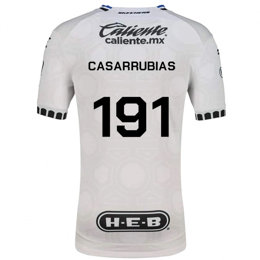Danxen Dětské Aaron Casarrubias #191 Bílá Černá Modrá Domů Hráčské Dresy 2026/27 Dres