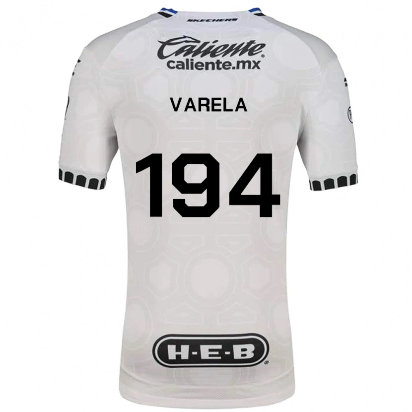 Danxen Dětské José Varela #194 Bílá Černá Modrá Domů Hráčské Dresy 2026/27 Dres