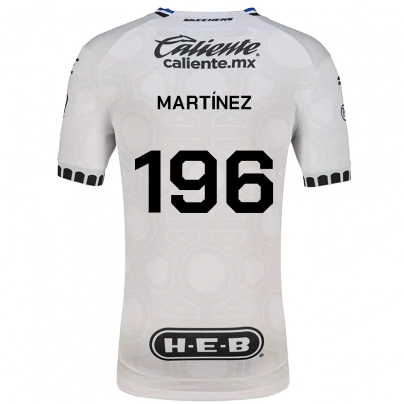 Danxen Dětské Diego Martínez #196 Bílá Černá Modrá Domů Hráčské Dresy 2026/27 Dres