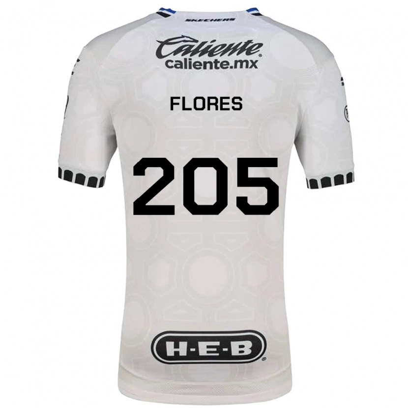 Danxen Dětské Rolando Flores #205 Bílá Černá Modrá Domů Hráčské Dresy 2026/27 Dres