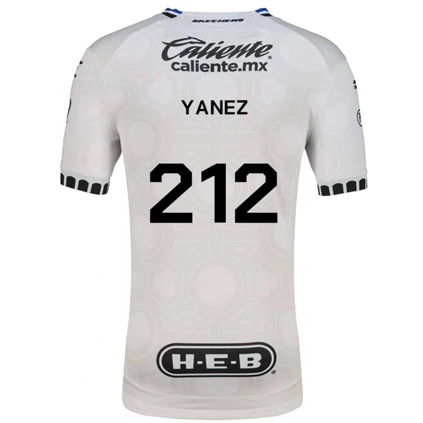 Danxen Dětské Sebastián Yánez #212 Bílá Černá Modrá Domů Hráčské Dresy 2026/27 Dres