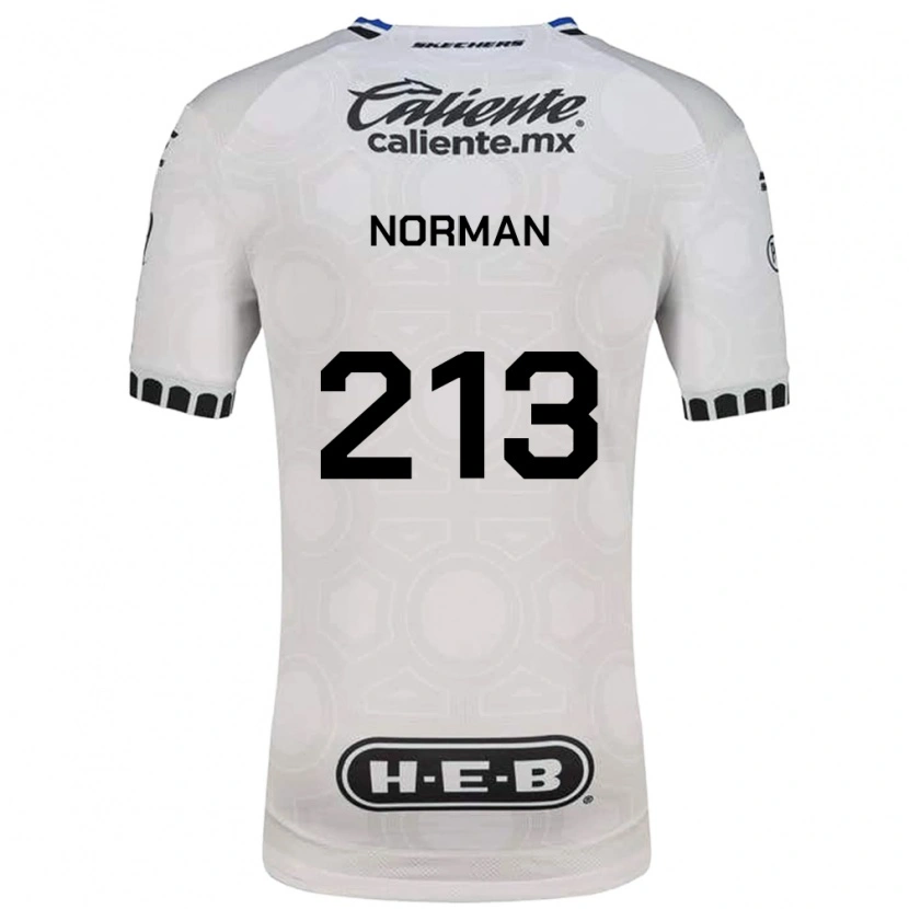 Danxen Dětské Humberto Norman #213 Bílá Černá Modrá Domů Hráčské Dresy 2026/27 Dres