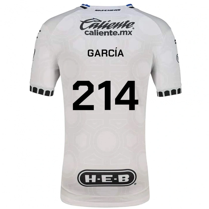 Danxen Dětské José García #214 Bílá Černá Modrá Domů Hráčské Dresy 2026/27 Dres