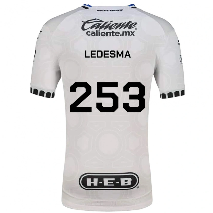 Danxen Dětské Pablo Ledesma #253 Bílá Černá Modrá Domů Hráčské Dresy 2026/27 Dres