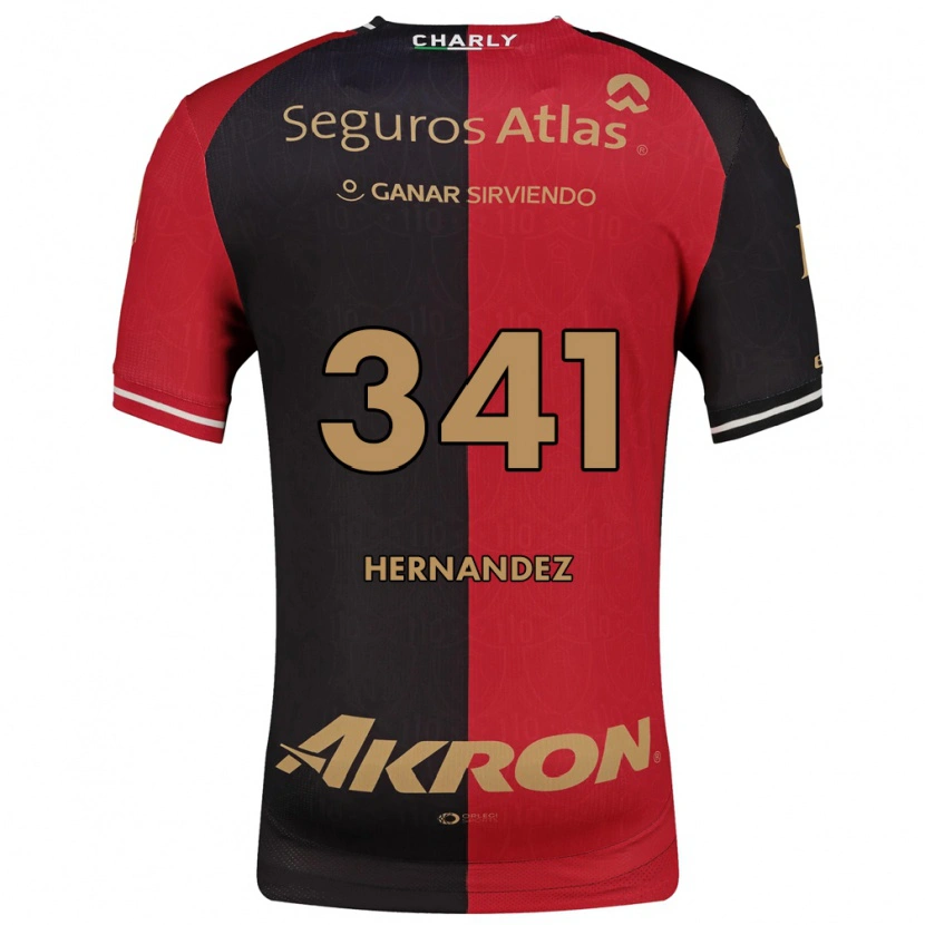 Danxen Dětské Leonardo Hernández #341 Červená Černá Hnědá Domů Hráčské Dresy 2026/27 Dres