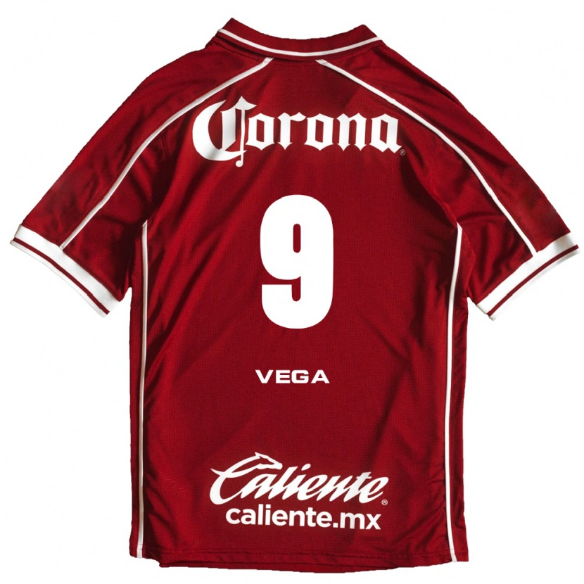 Danxen Dětské Alexis Vega #9 Bílá Červená Domů Hráčské Dresy 2026/27 Dres