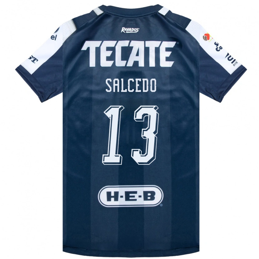 Danxen Dětské Carlos Salcedo #13 Inkoustově Modrá Bílá Červená Domů Hráčské Dresy 2026/27 Dres