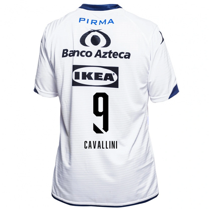 Danxen Dětské Lucas Cavallini #9 Bílá Černá Modrá Domů Hráčské Dresy 2026/27 Dres
