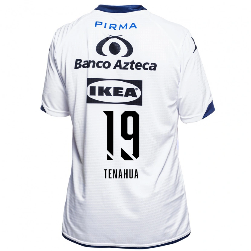 Danxen Dětské Itzia Tenahua #19 Bílá Černá Modrá Domů Hráčské Dresy 2026/27 Dres