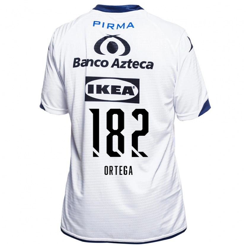 Danxen Dětské Yael Ortega #182 Bílá Černá Modrá Domů Hráčské Dresy 2026/27 Dres