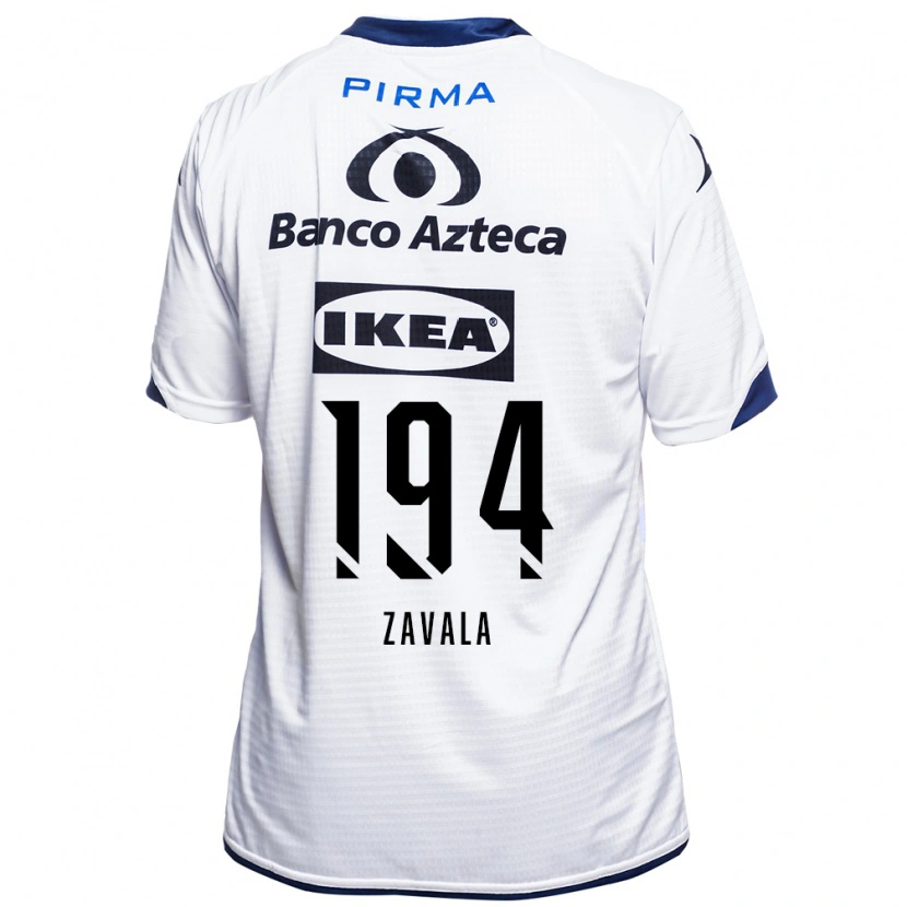 Danxen Dětské Arath Zavala #194 Bílá Černá Modrá Domů Hráčské Dresy 2026/27 Dres