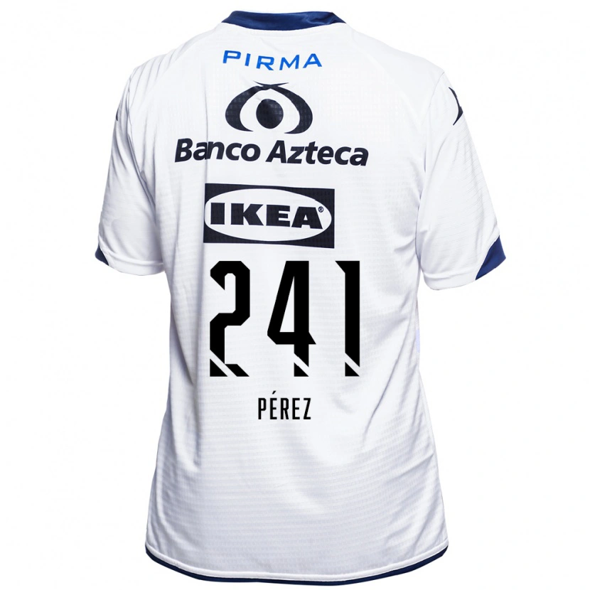 Danxen Dětské Eduardo Pérez #241 Bílá Černá Modrá Domů Hráčské Dresy 2026/27 Dres