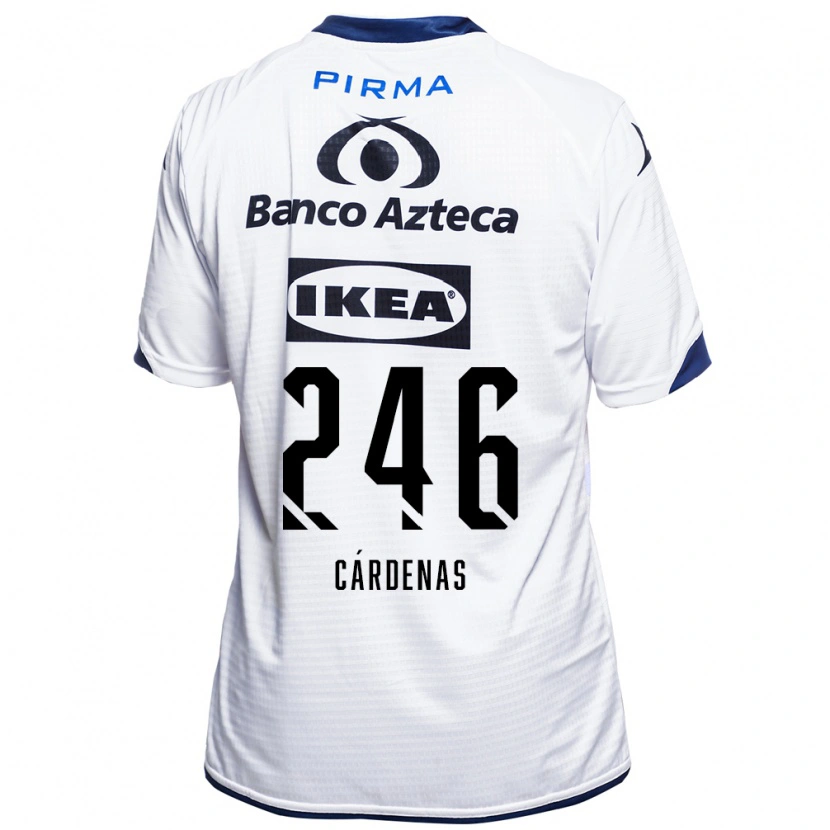 Danxen Dětské Enrique Cárdenas #246 Bílá Černá Modrá Domů Hráčské Dresy 2026/27 Dres
