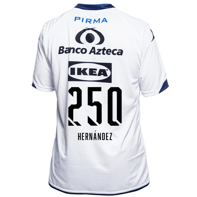 Danxen Dětské Arvin Hernández #250 Bílá Černá Modrá Domů Hráčské Dresy 2026/27 Dres
