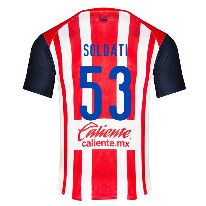Danxen Dětské Carlo Soldati #53 Červená Černá Bílá Domů Hráčské Dresy 2026/27 Dres