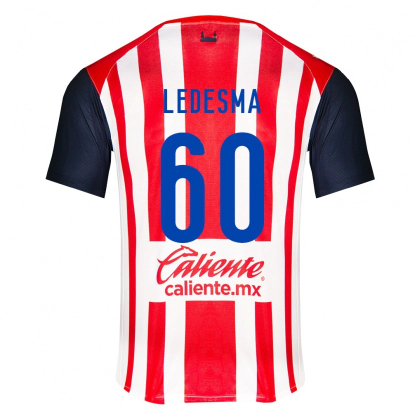 Danxen Dětské Luis Ledesma #60 Červená Černá Bílá Domů Hráčské Dresy 2026/27 Dres