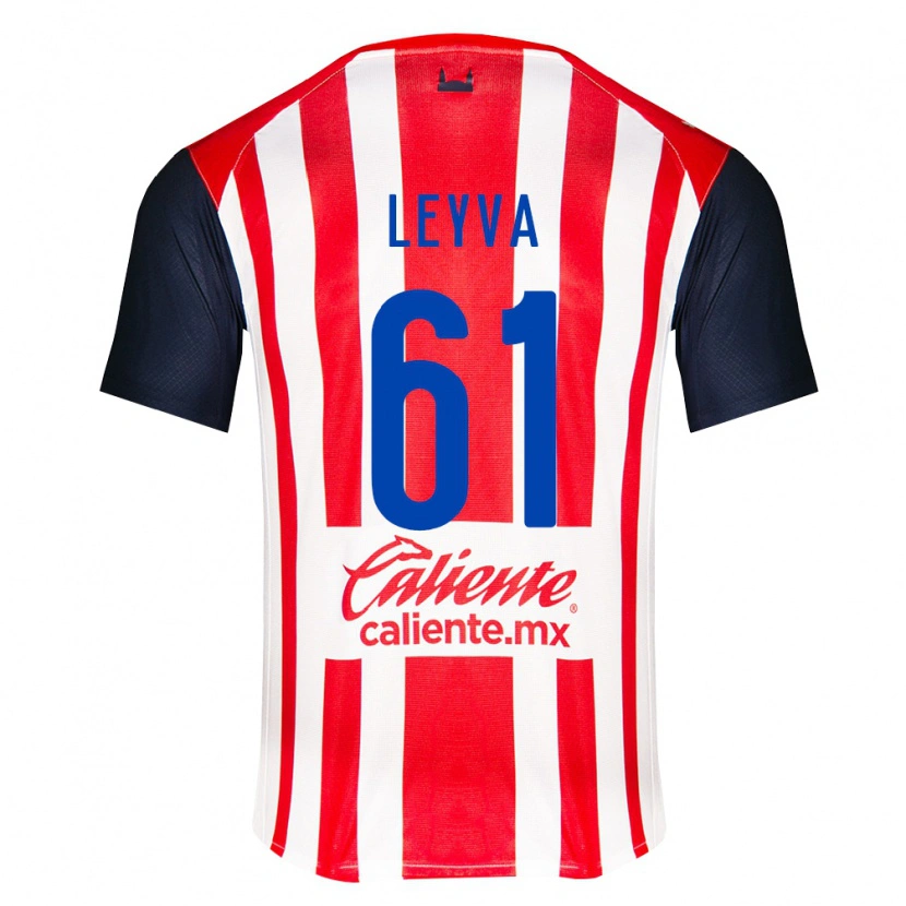 Danxen Dětské Axel Leyva #61 Červená Černá Bílá Domů Hráčské Dresy 2026/27 Dres