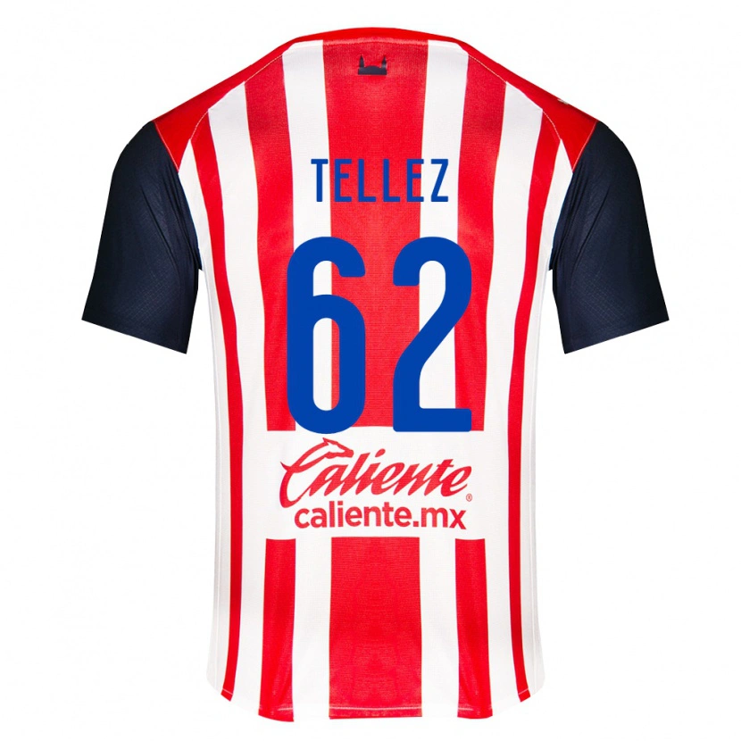 Danxen Dětské Brandon Téllez #62 Červená Černá Bílá Domů Hráčské Dresy 2026/27 Dres