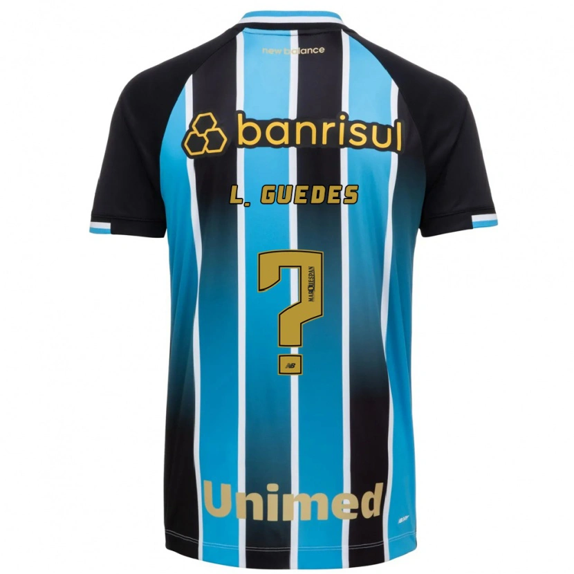Danxen Dětské Luis Guedes #0 Modrá Hnědá Černá Domů Hráčské Dresy 2026/27 Dres