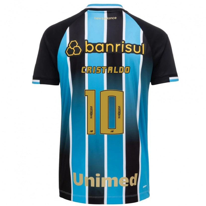 Danxen Dětské Franco Cristaldo #10 Modrá Hnědá Černá Domů Hráčské Dresy 2026/27 Dres